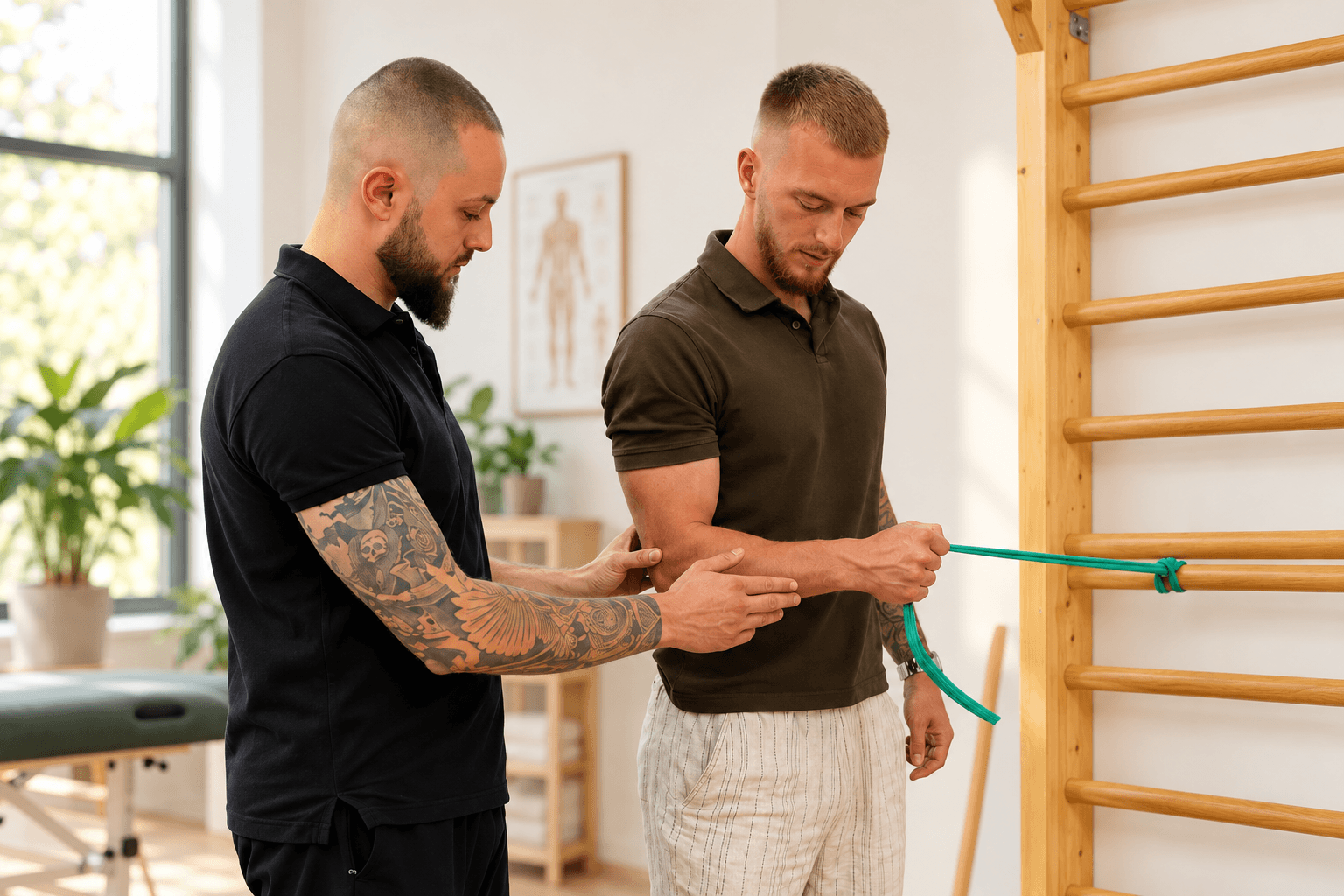 Терапевтични упражнения под наблюдение в PhysioPrime